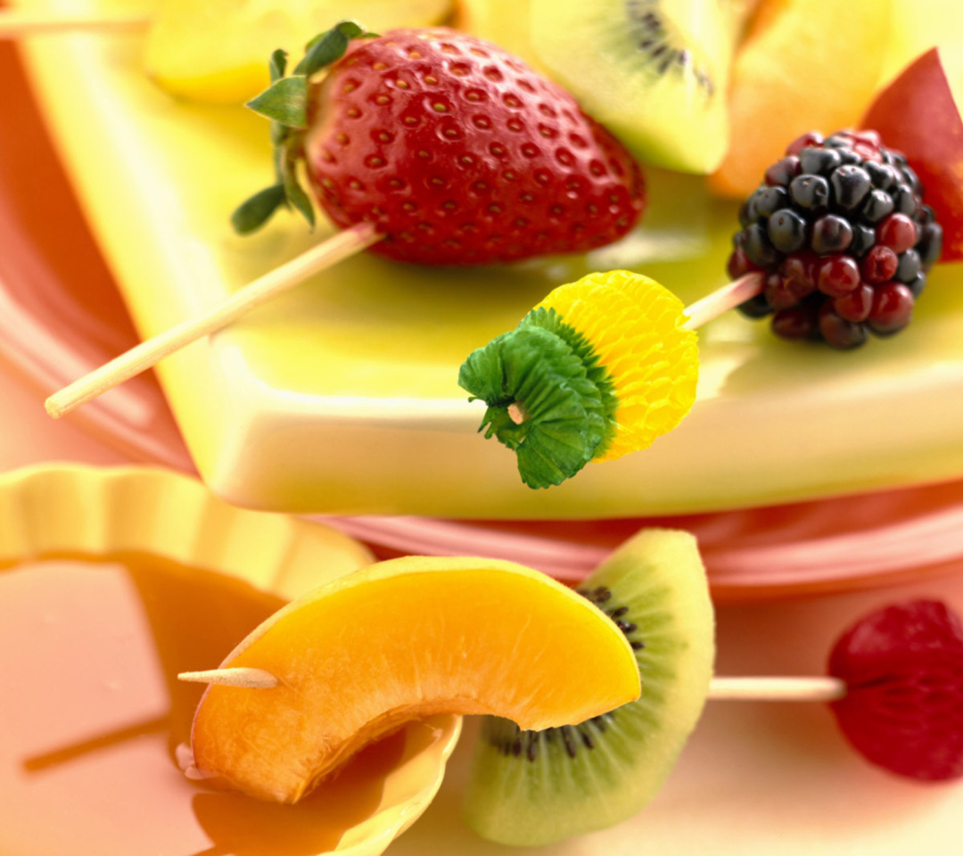 Das Fruit Mix Wallpaper 1080x960