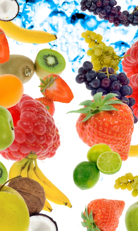 Berries And Fruits wallpaper 480x800