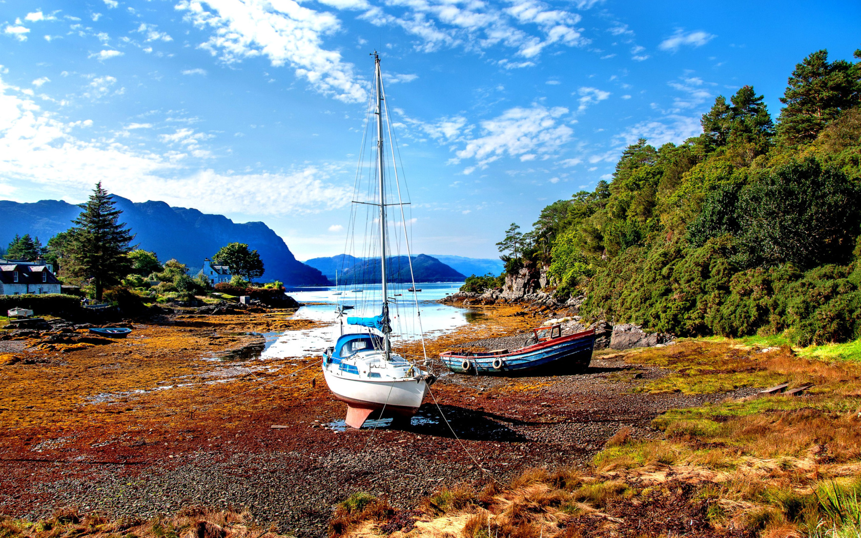 Das Boat in Alaska Wallpaper 1680x1050