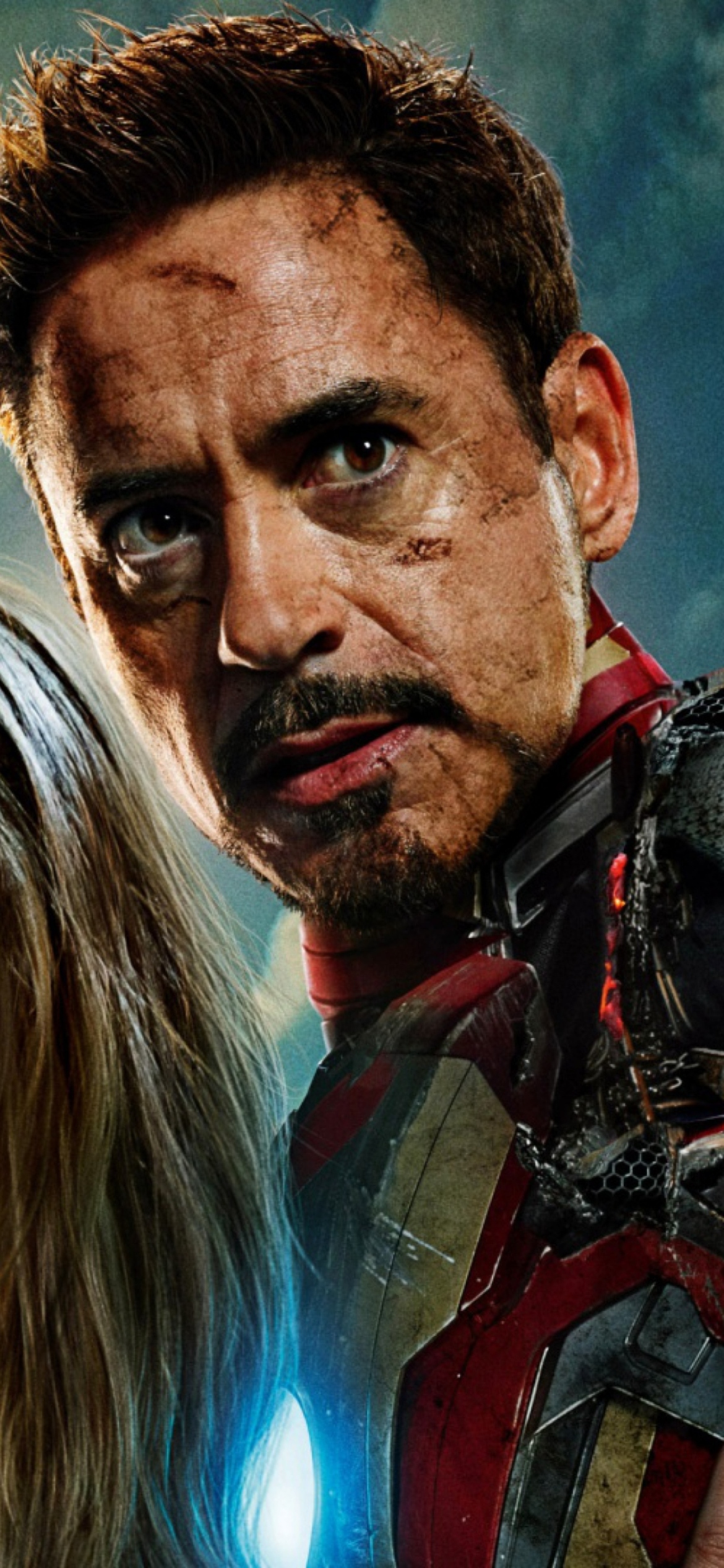 Iron Man 3 Tony Stark Pepper Potts Wallpaper for iPhone 12 Pro