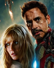 Iron Man 3 Tony Stark Pepper Potts screenshot #1 176x220