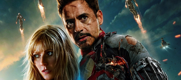 Screenshot №1 pro téma Iron Man 3 Tony Stark Pepper Potts 720x320