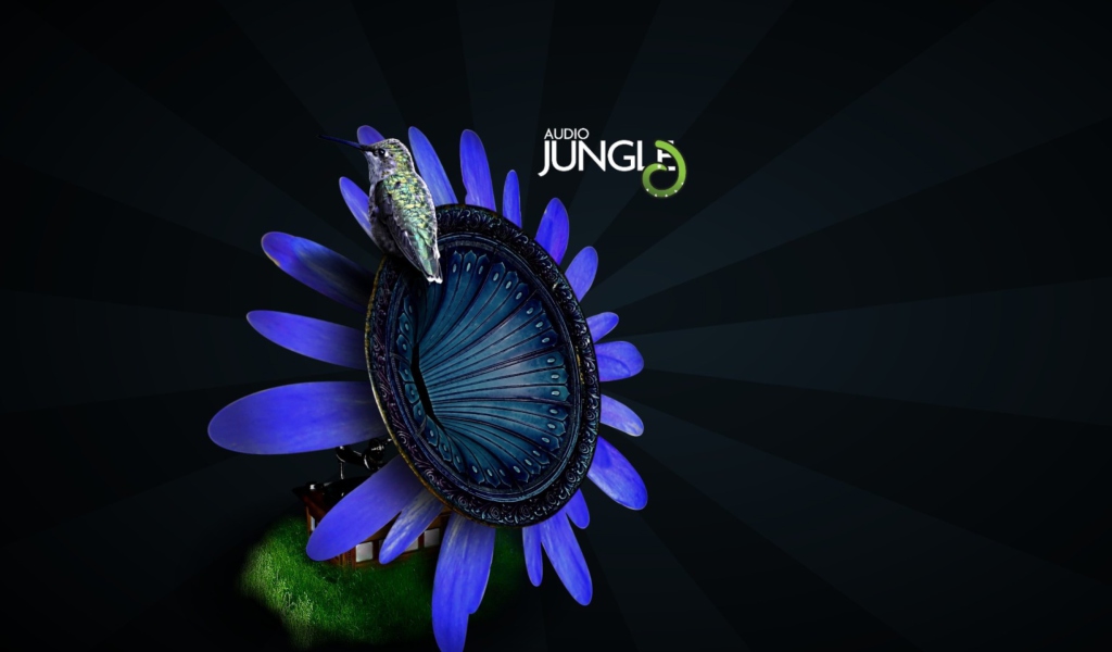Fondo de pantalla Audio Jungle Wallpaper 1024x600