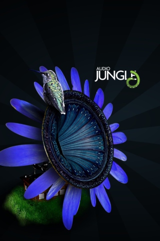 Fondo de pantalla Audio Jungle Wallpaper 320x480