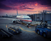 American Airlines Boeing wallpaper 176x144