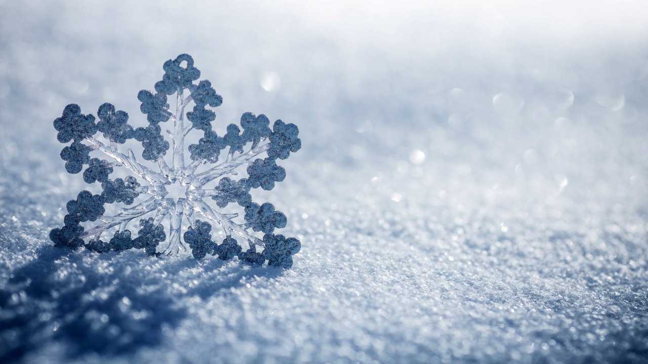 Das Snowflake Macro HD Wallpaper 1280x720