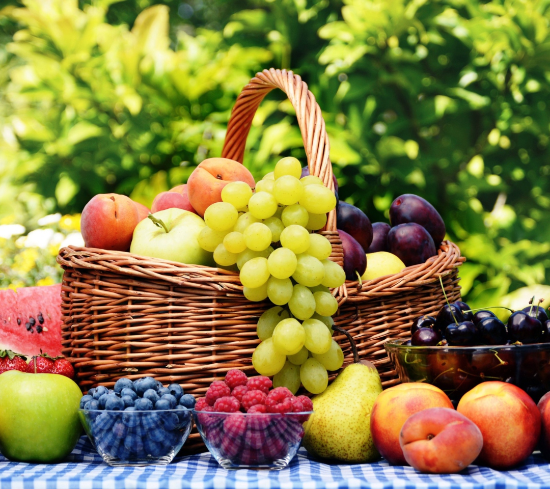 Fruit Basket wallpaper 1080x960