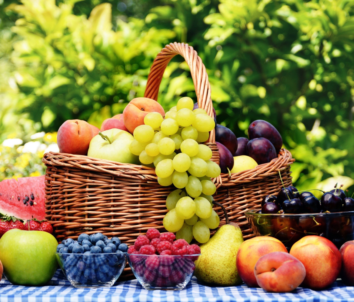 Fondo de pantalla Fruit Basket 1200x1024