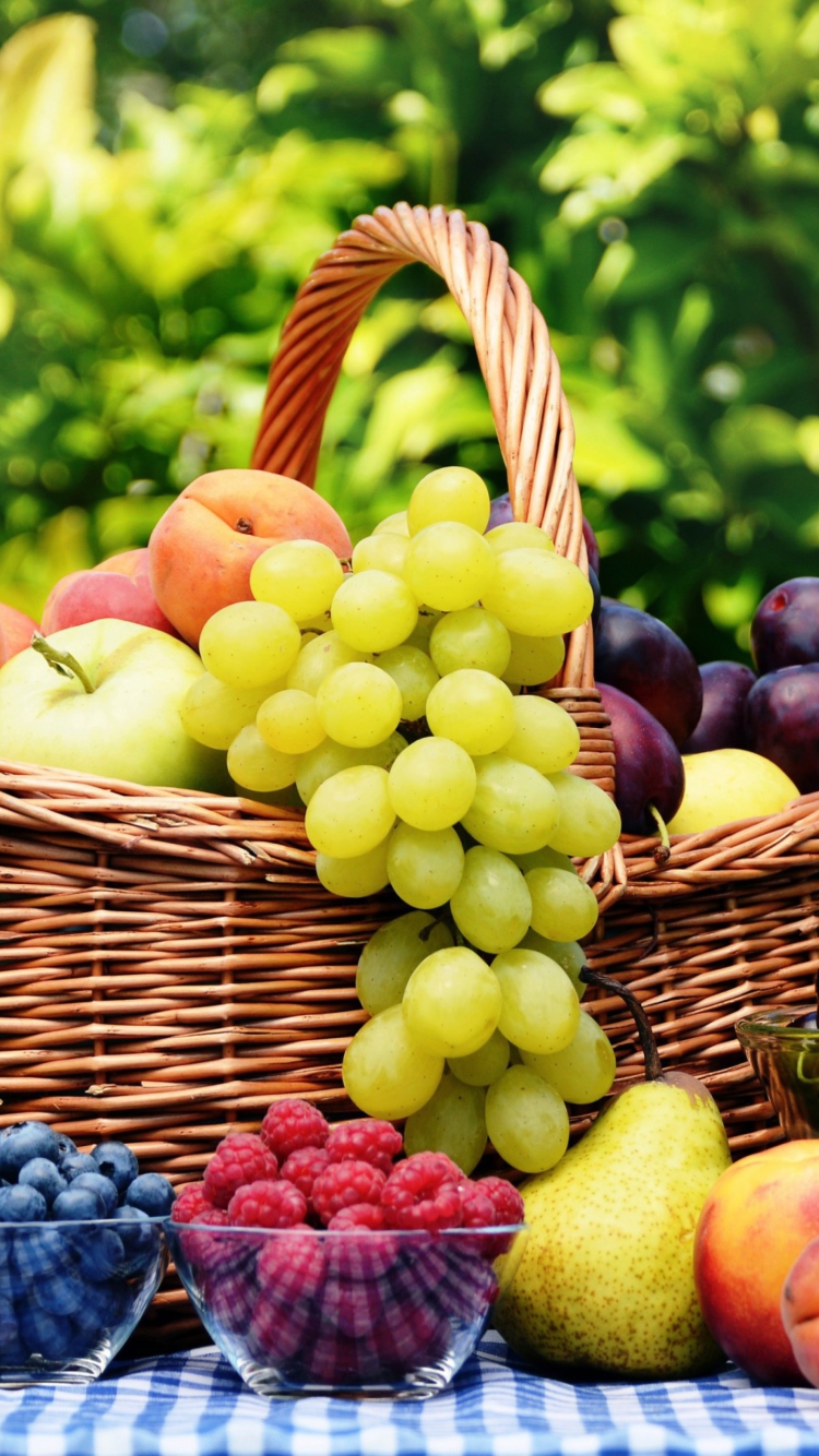 Fruit Basket wallpaper 750x1334