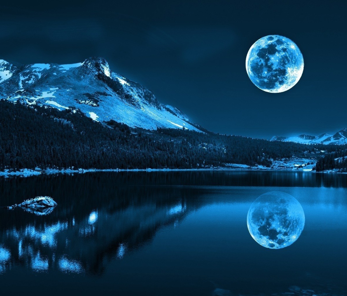 Sfondi Moonlight Night 1200x1024