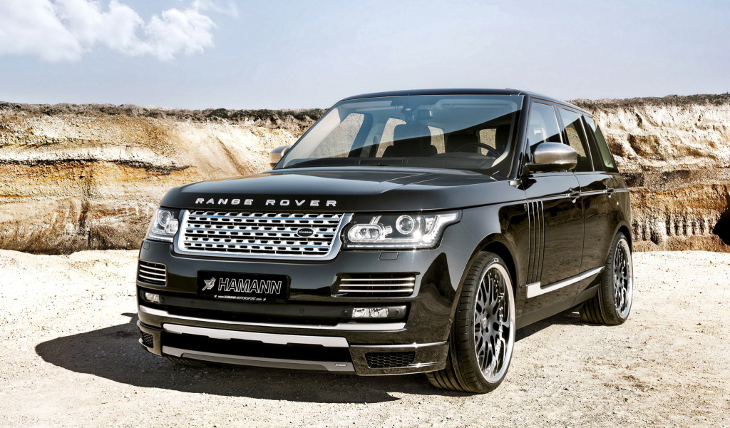 Land Rover Range Rover Black wallpaper 1024x600