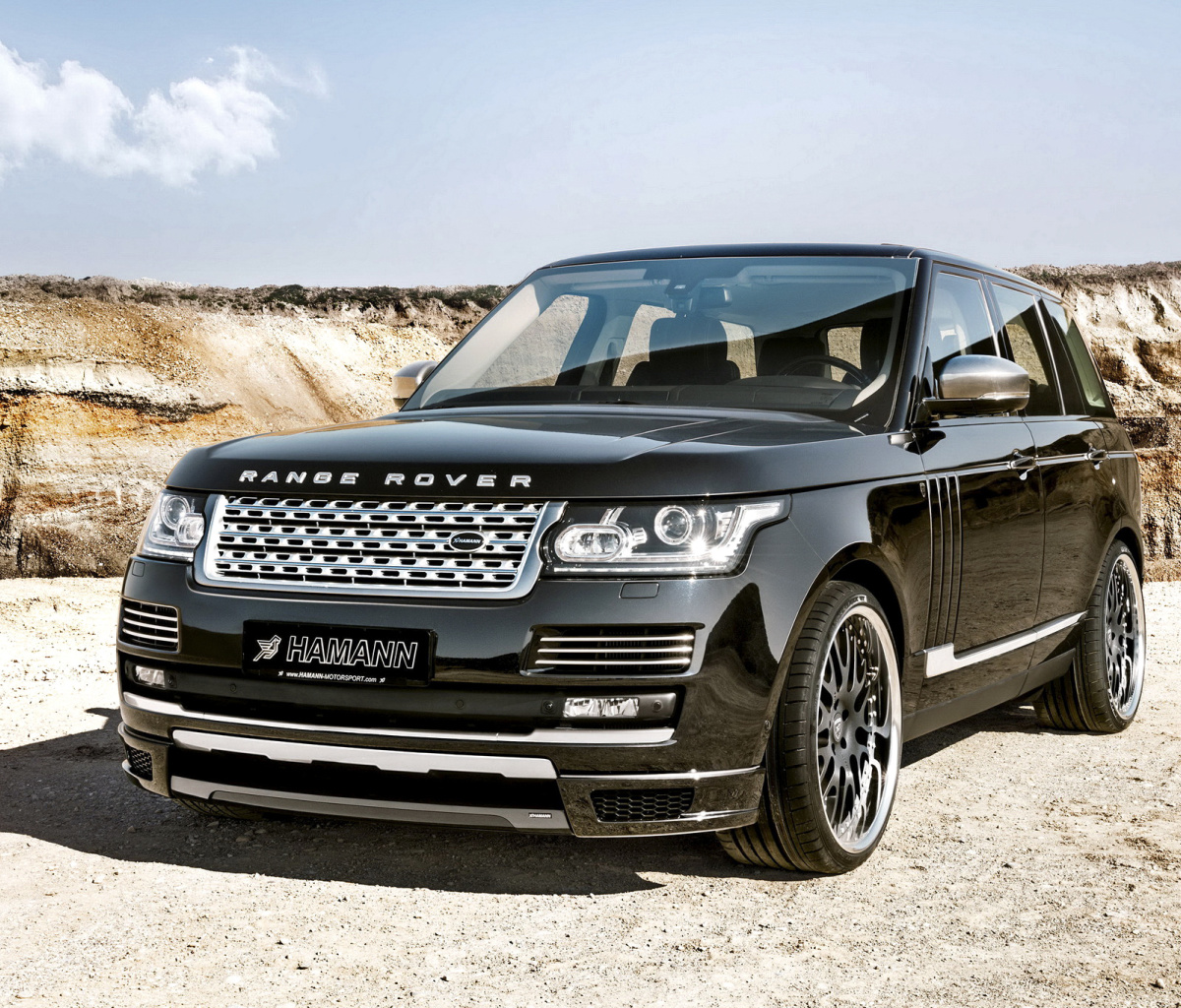 Das Land Rover Range Rover Black Wallpaper 1200x1024