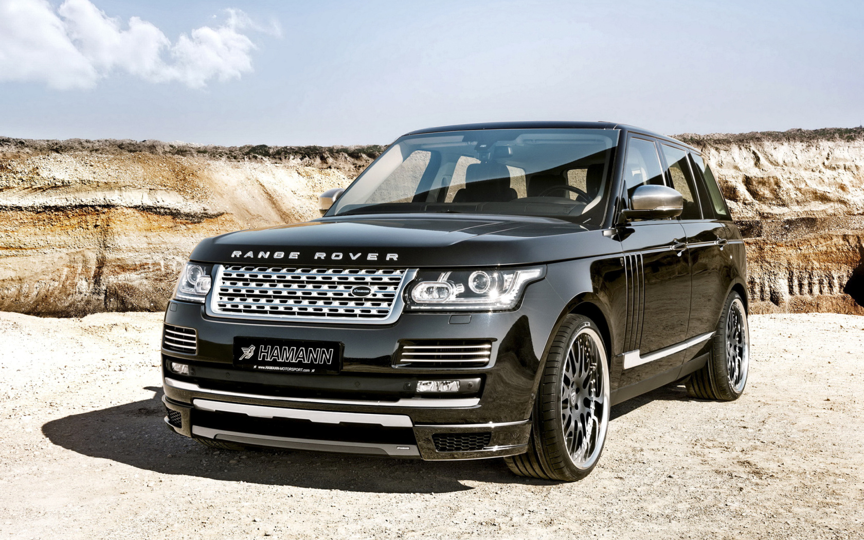 Sfondi Land Rover Range Rover Black 1680x1050