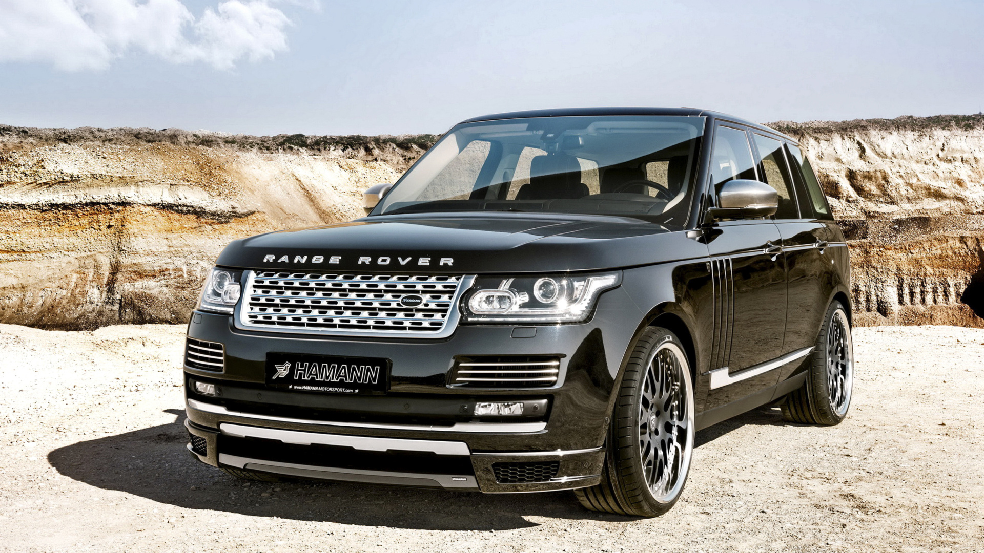 Land Rover Range Rover Black Wallpaper for Desktop ...