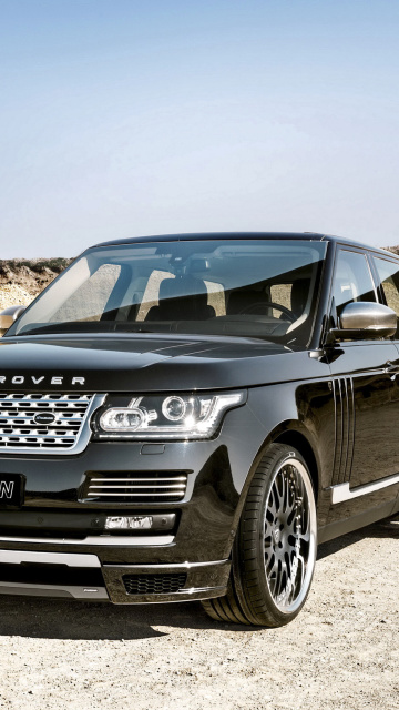 Fondo de pantalla Land Rover Range Rover Black 360x640