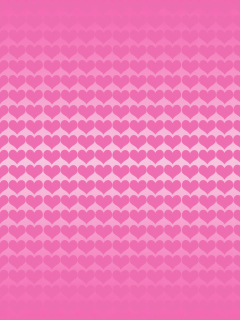 Das Cute Pink Designs Hearts Wallpaper 240x320