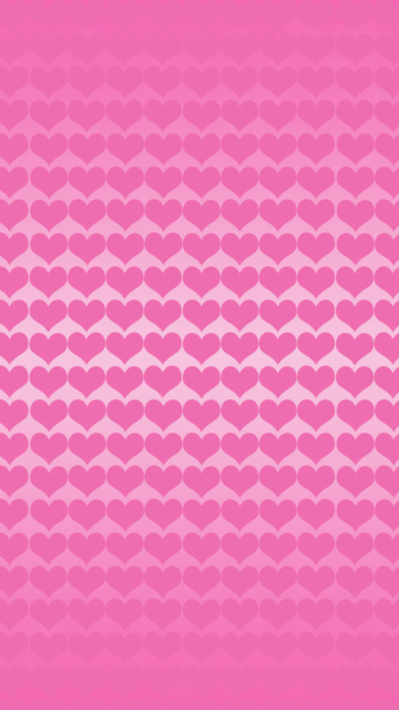 Das Cute Pink Designs Hearts Wallpaper 360x640