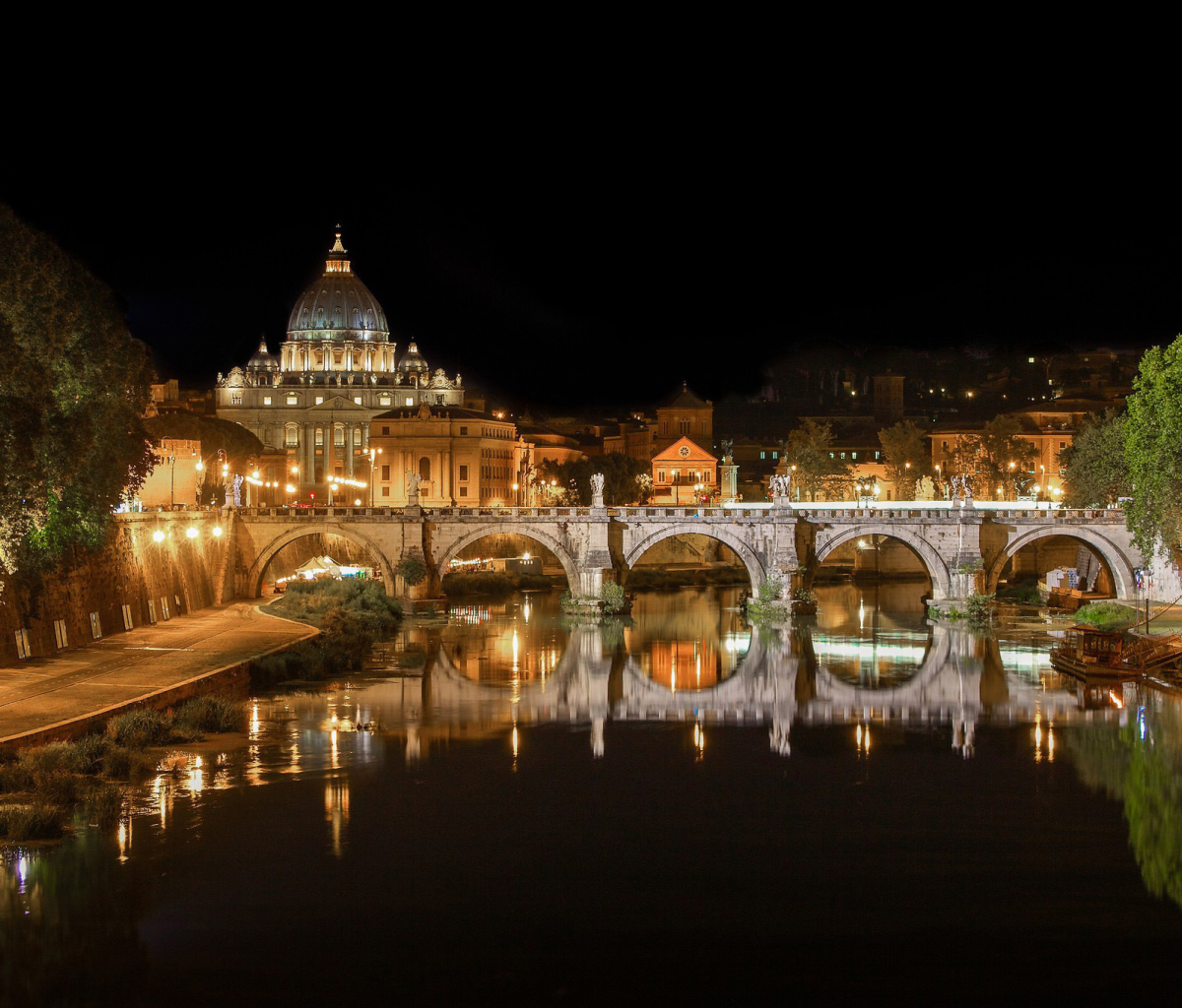 Обои St Peters Square, Vatican City 1200x1024