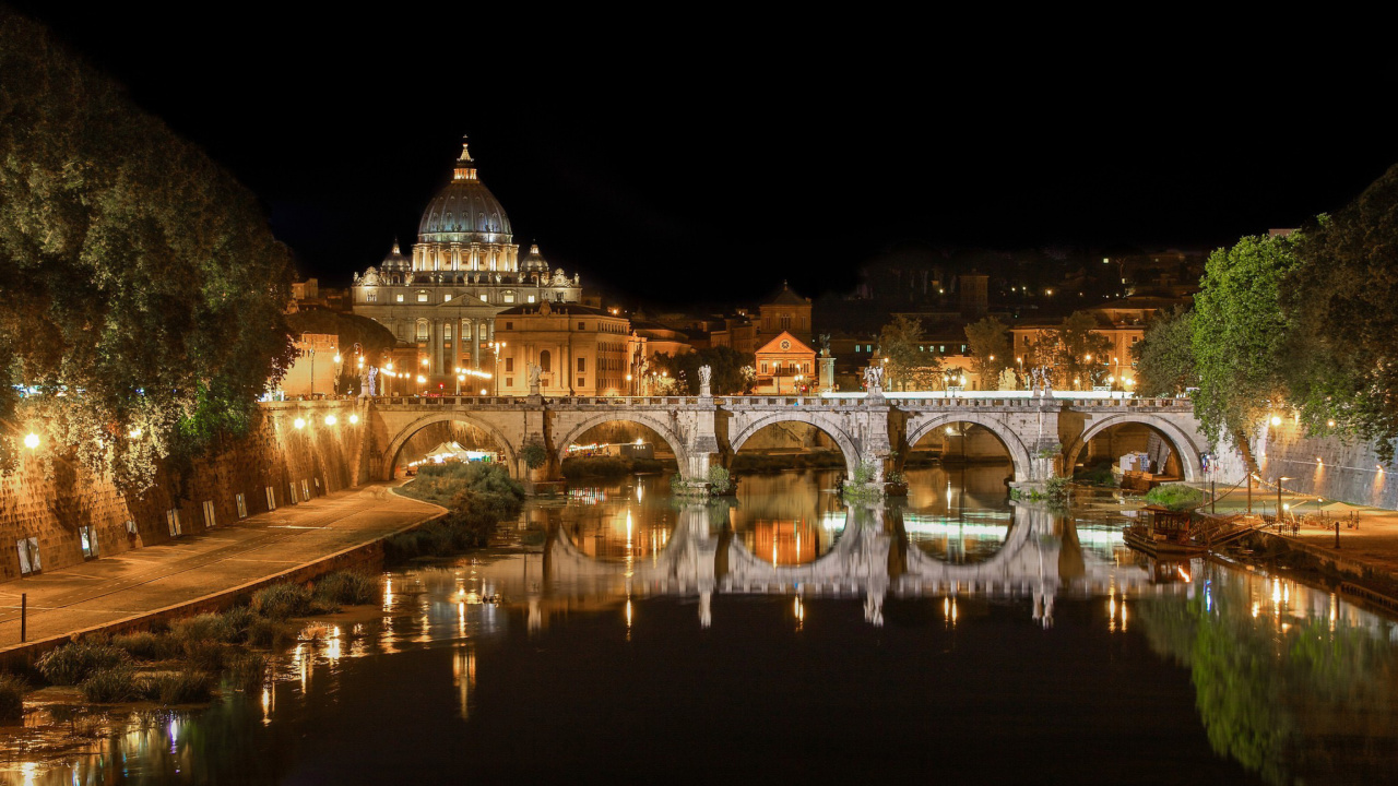 Fondo de pantalla St Peters Square, Vatican City 1280x720