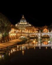 Das St Peters Square, Vatican City Wallpaper 176x220