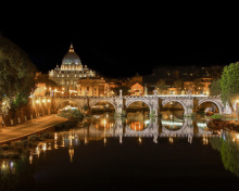 Das St Peters Square, Vatican City Wallpaper 220x176