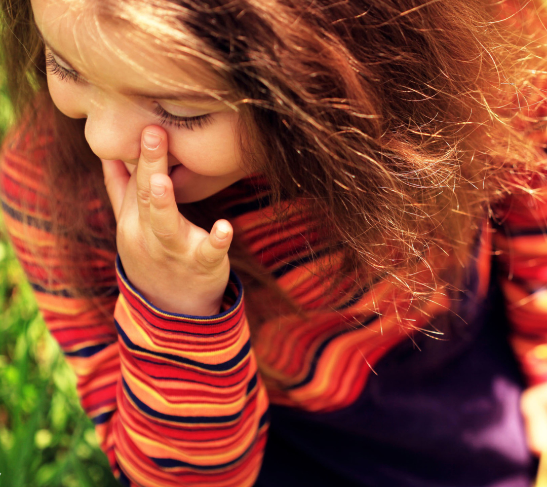 Sfondi Child Girl Laughing 1080x960