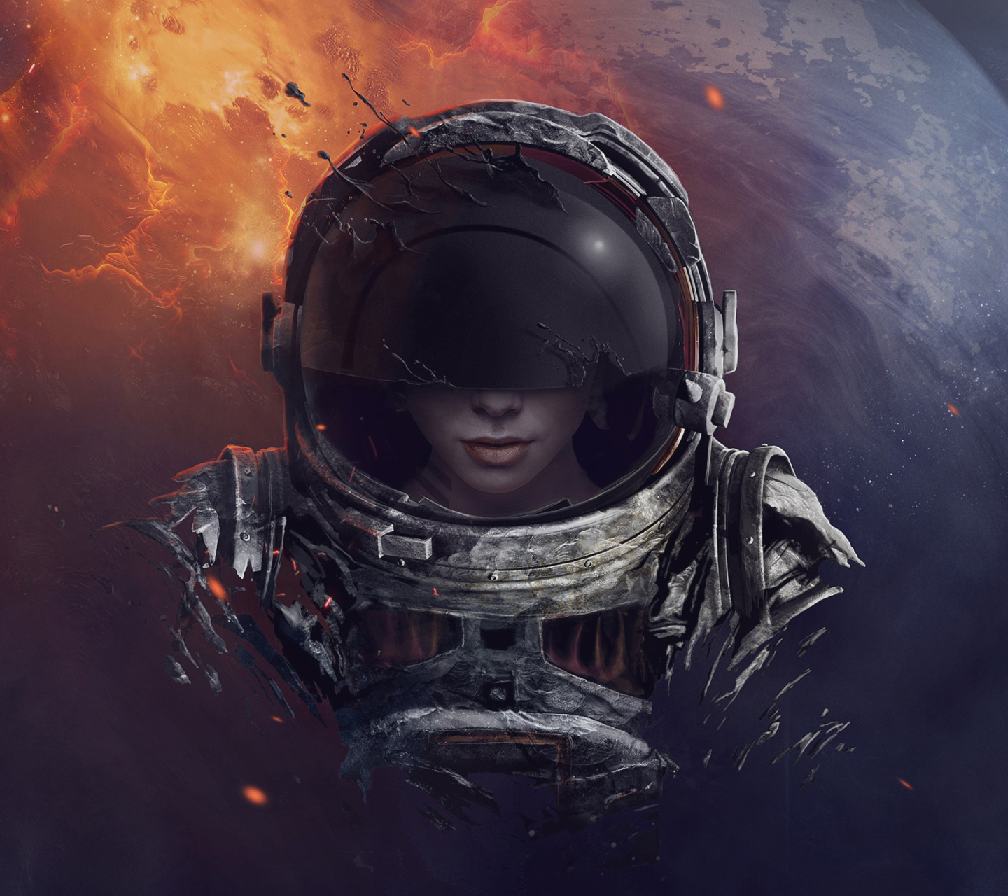 Sfondi Women in Space 1440x1280