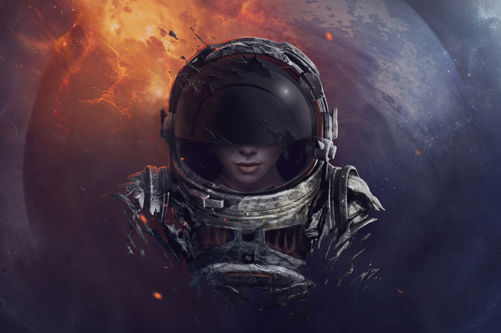 Fondo de pantalla Women in Space