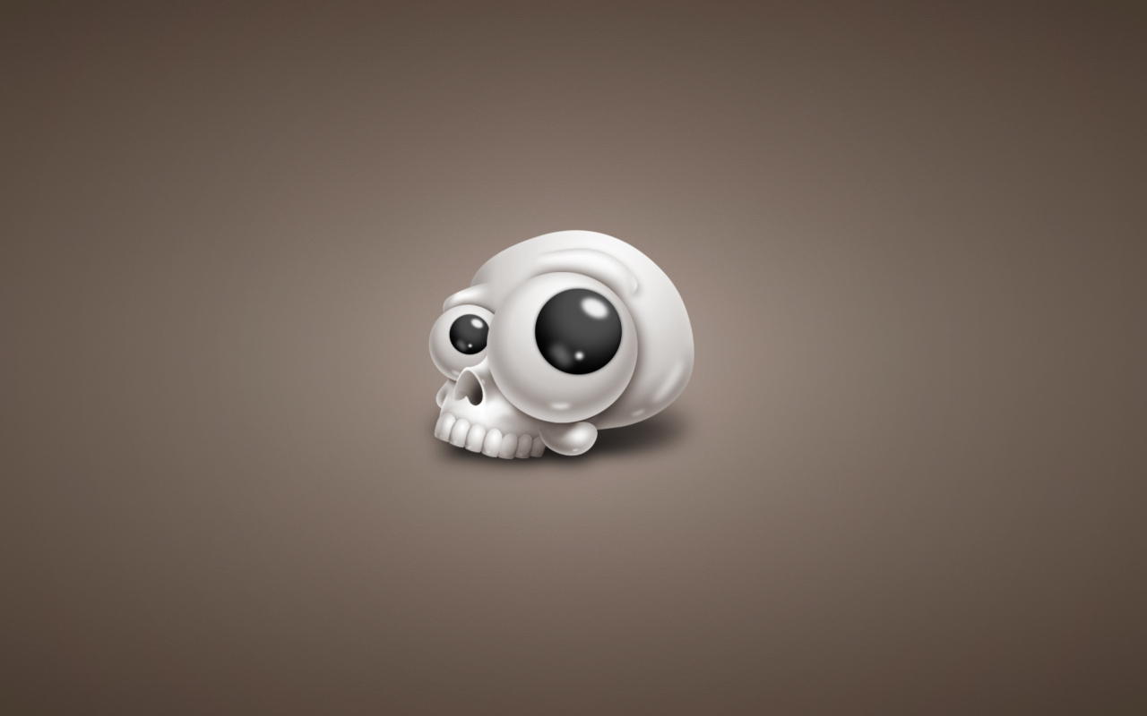 Screenshot №1 pro téma Funny Skull 1280x800