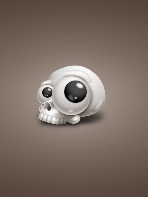 Sfondi Funny Skull 480x640