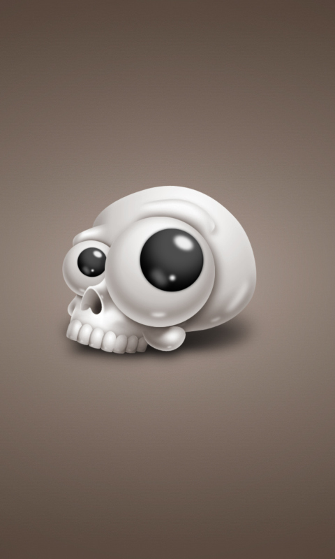 Sfondi Funny Skull 480x800