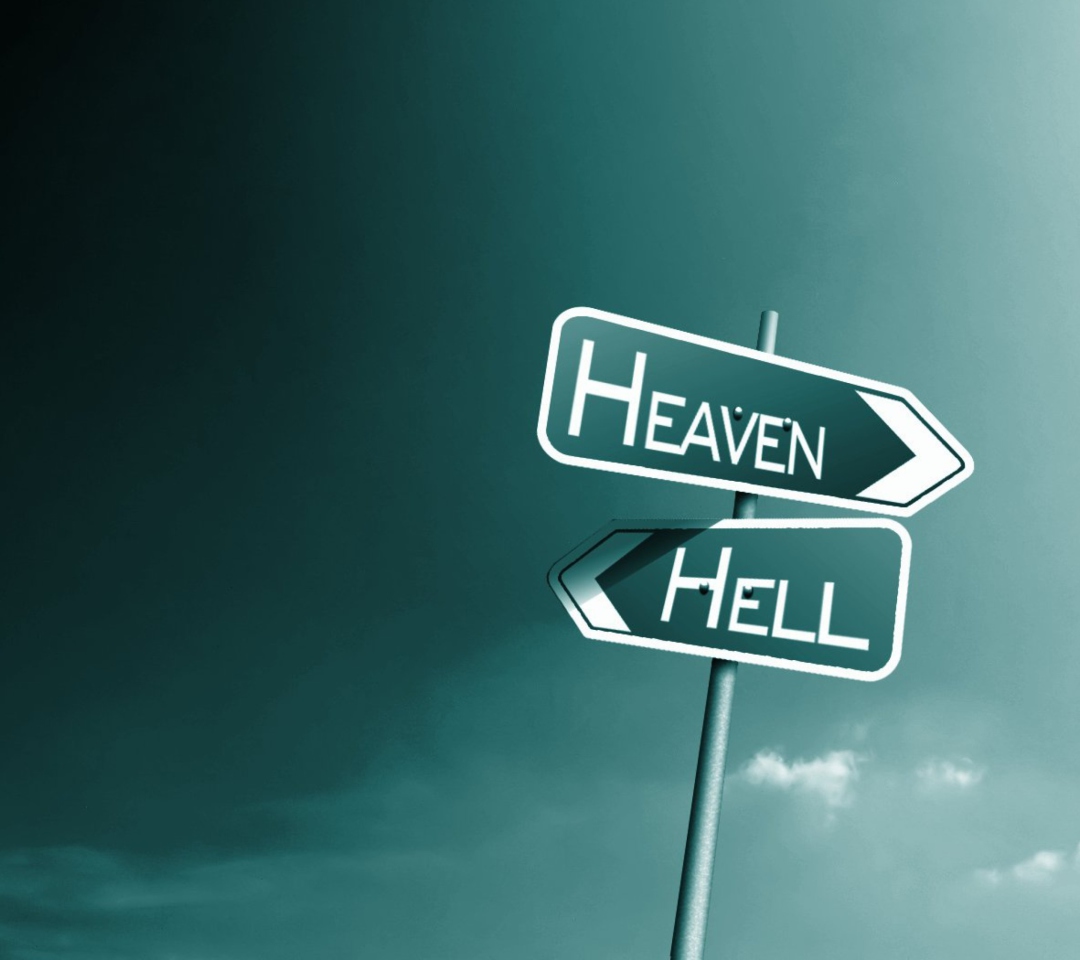 Fondo de pantalla Heaven Hell 1080x960