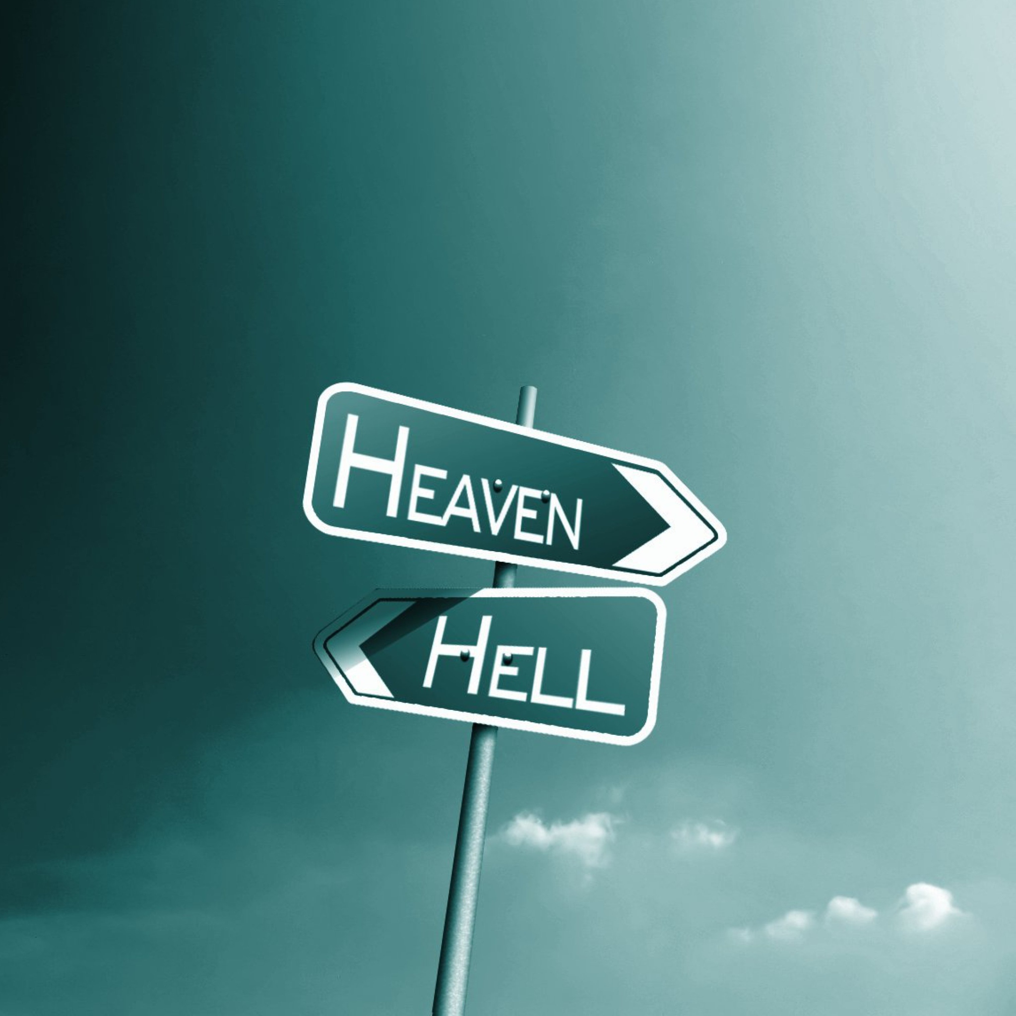 Heaven Hell wallpaper 2048x2048