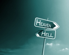 Heaven Hell wallpaper 220x176