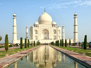 Das Taj Mahal Wallpaper 320x240