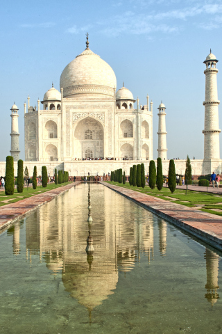 Fondo de pantalla Taj Mahal 320x480