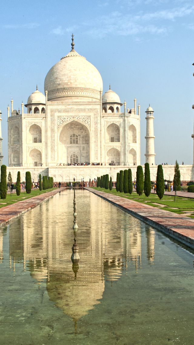 Das Taj Mahal Wallpaper 640x1136