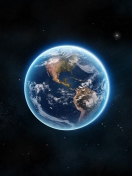 Sfondi Blue Earth 132x176