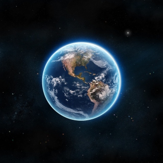 Kostenloses Blue Earth Wallpaper für 2048x2048