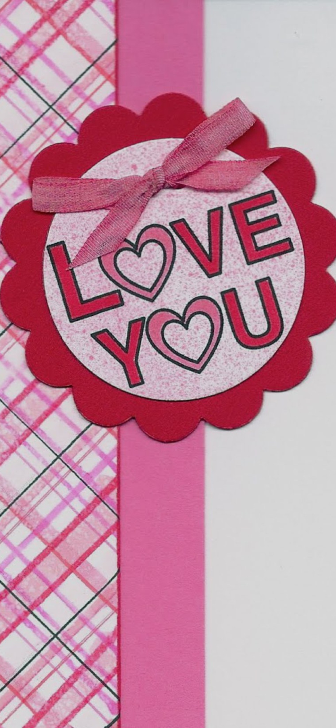 Das I Love You Pink Wallpaper 1170x2532