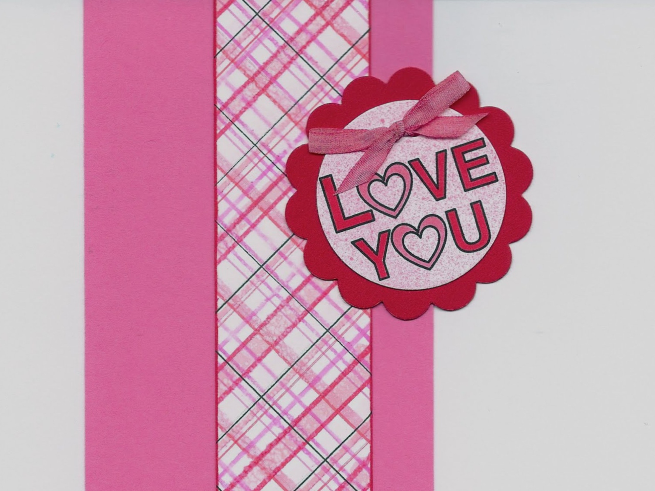 Das I Love You Pink Wallpaper 1280x960