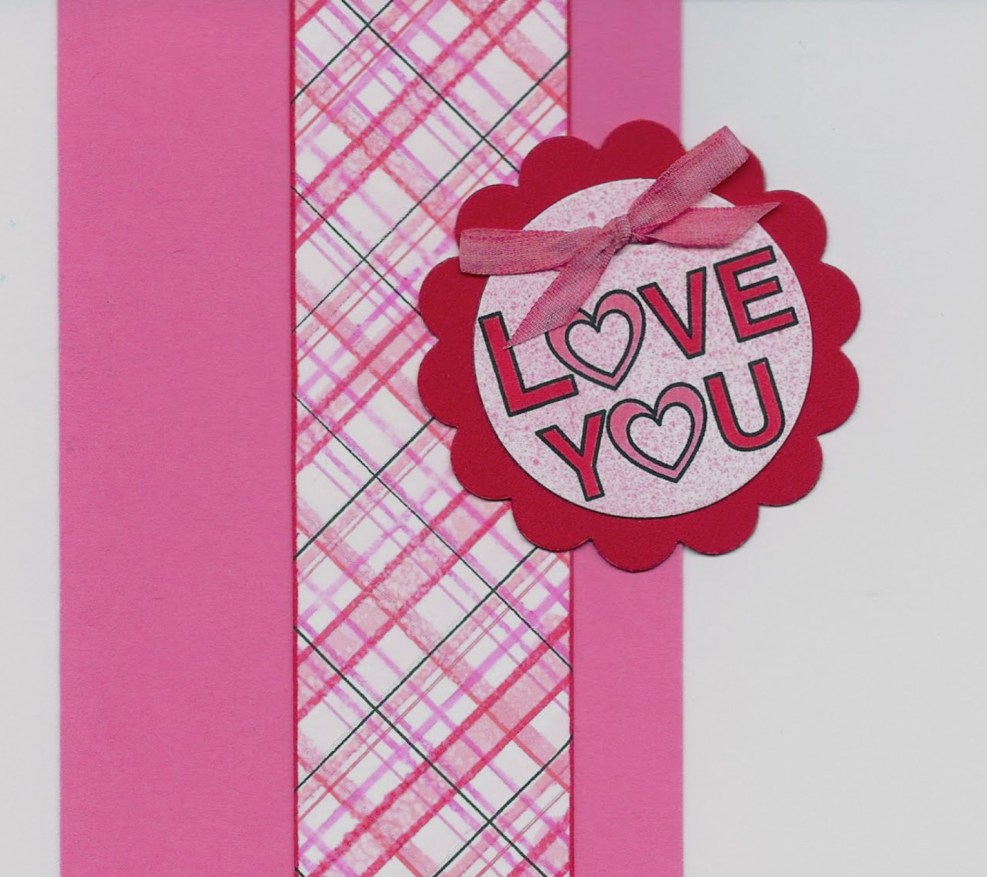 Das I Love You Pink Wallpaper 1440x1280