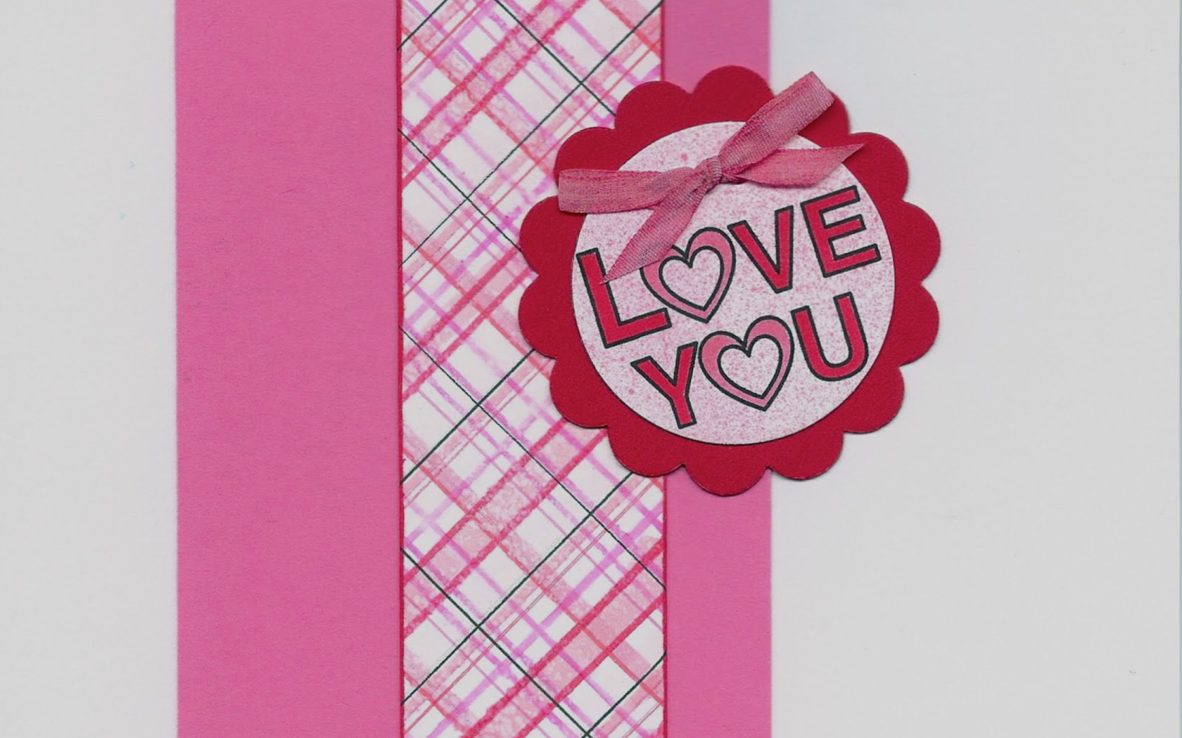 Das I Love You Pink Wallpaper 1680x1050
