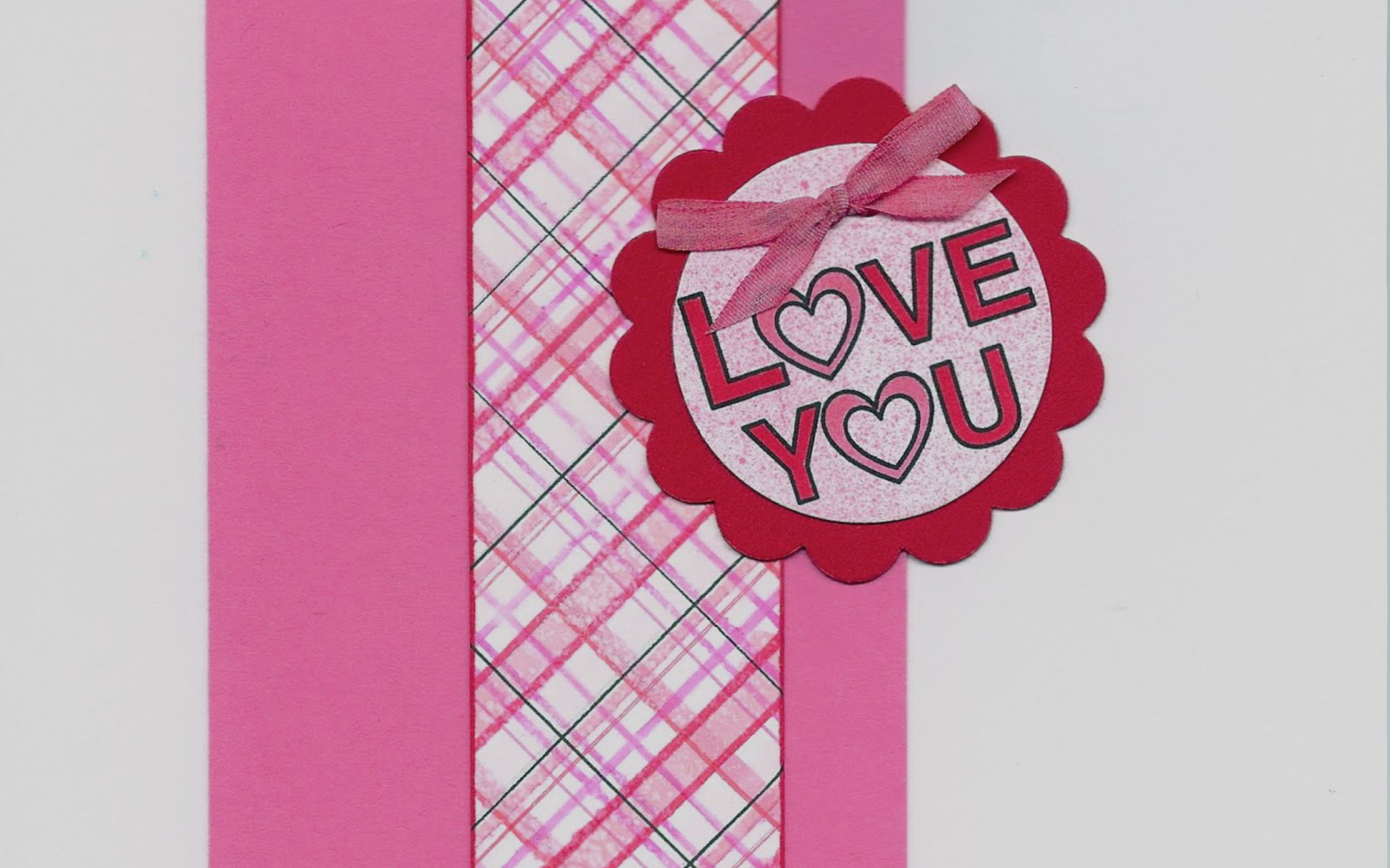 Das I Love You Pink Wallpaper 2560x1600