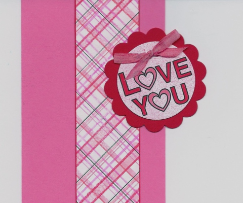 Das I Love You Pink Wallpaper 480x400