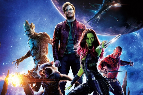 Das 2014 Guardians Of The Galaxy Wallpaper 480x320