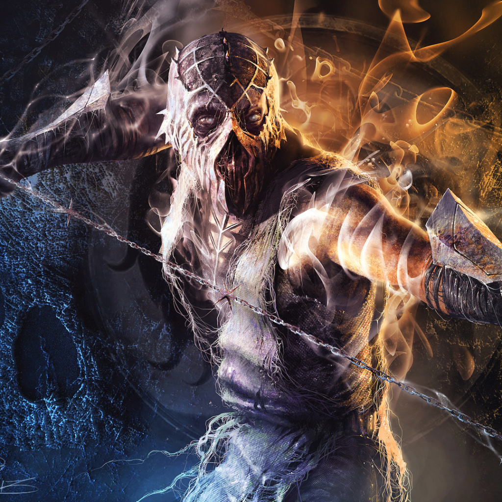Das Krypt Demon in Mortal Kombat Wallpaper 1024x1024