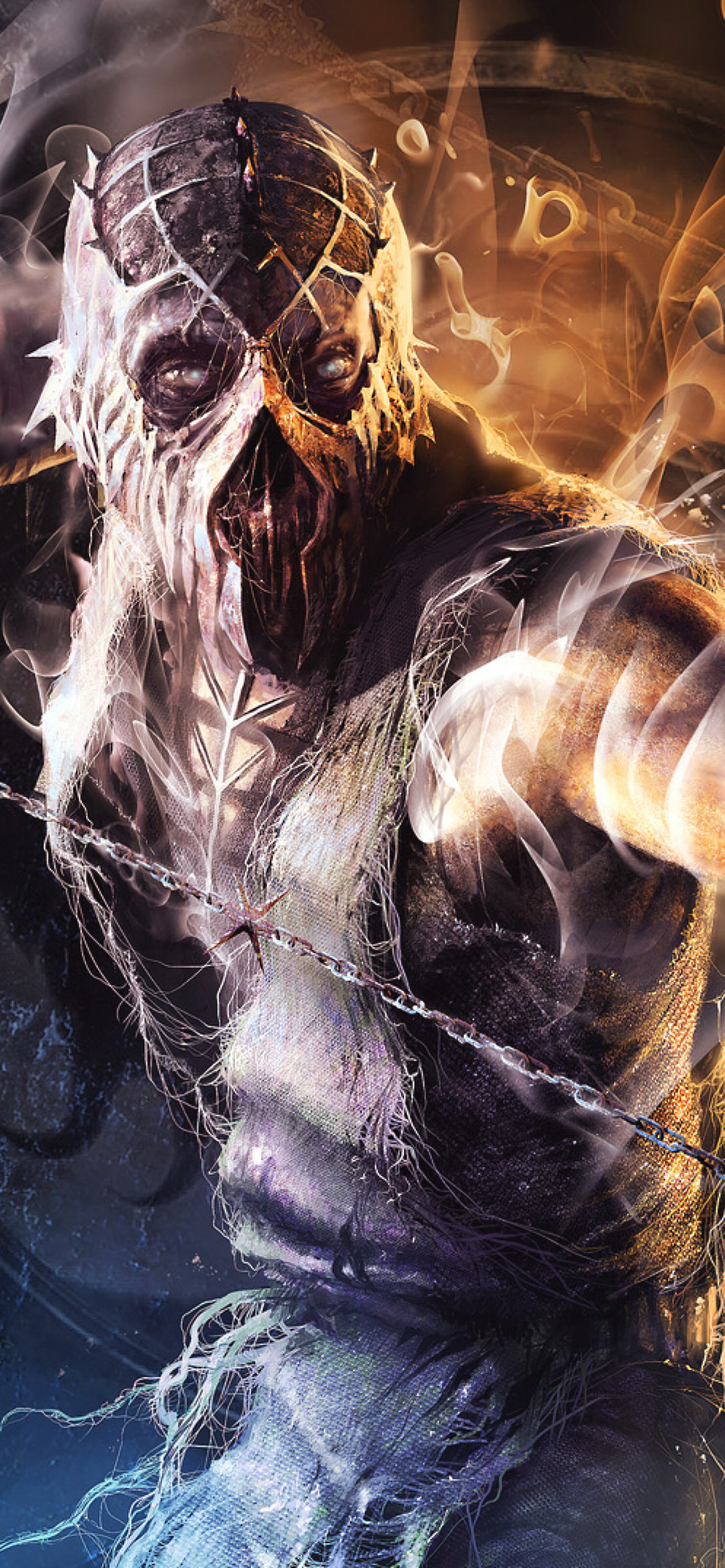 Krypt Demon in Mortal Kombat wallpaper 1170x2532