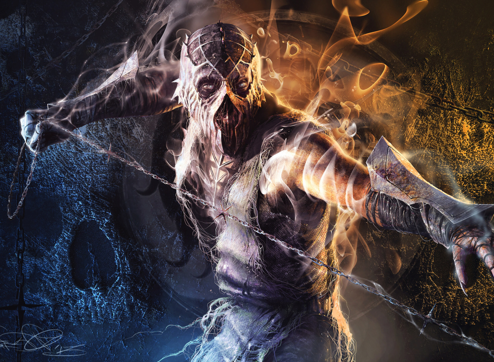 Krypt Demon in Mortal Kombat wallpaper 1920x1408