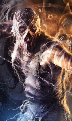 Das Krypt Demon in Mortal Kombat Wallpaper 240x400